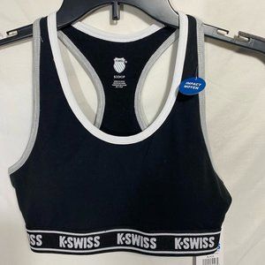 K-Swiss Sports Bra Bralette Sports Top NWT $40.